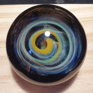 Marble : Spirale argent et or